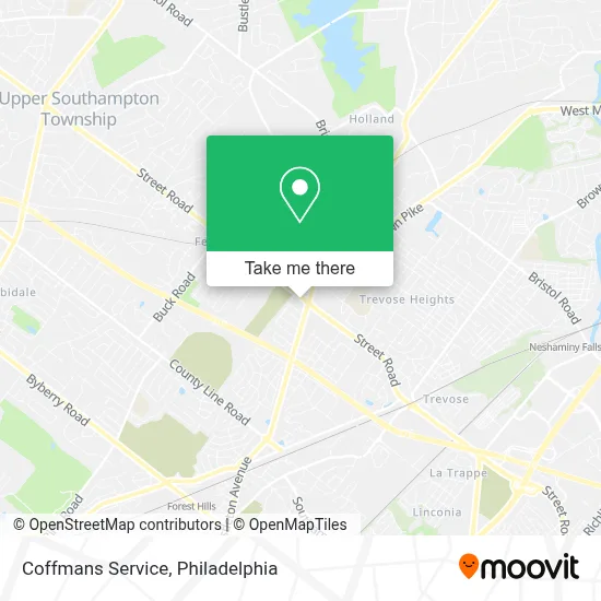Coffmans Service map