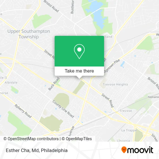 Esther Cha, Md map