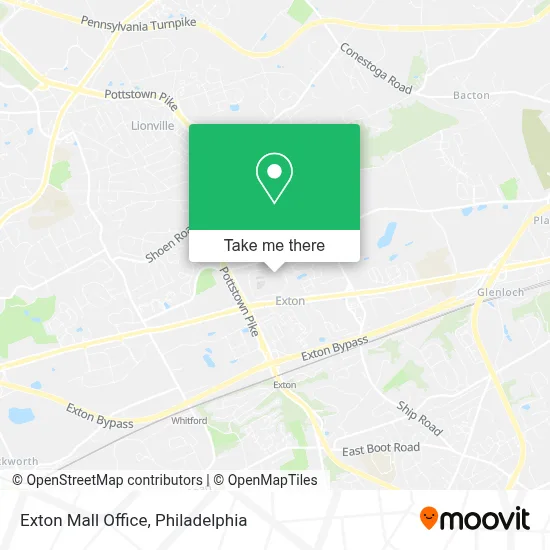 Exton Mall Office map