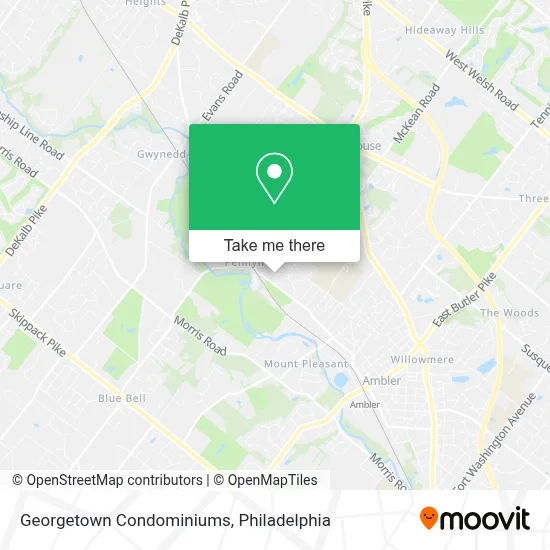 Georgetown Condominiums map