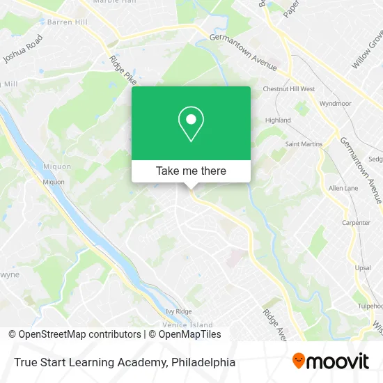 True Start Learning Academy map