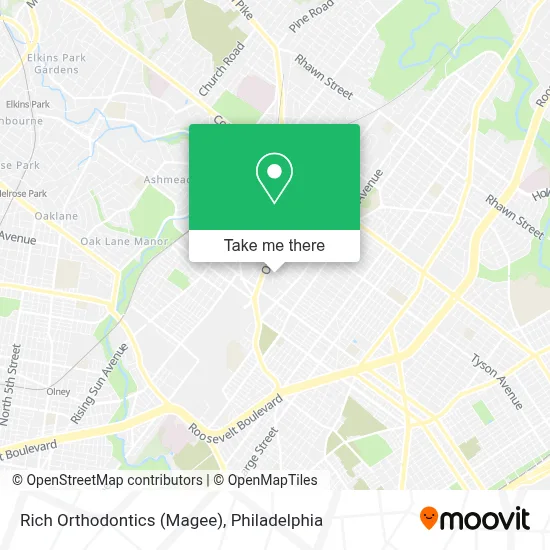 Rich Orthodontics (Magee) map