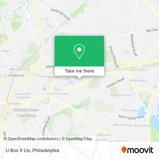 U Box It Llc map