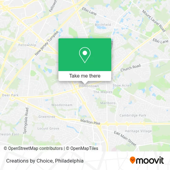 Creations by Choice map