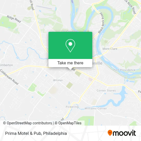 Prima Motel & Pub map