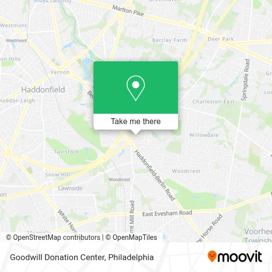 Goodwill Donation Center map