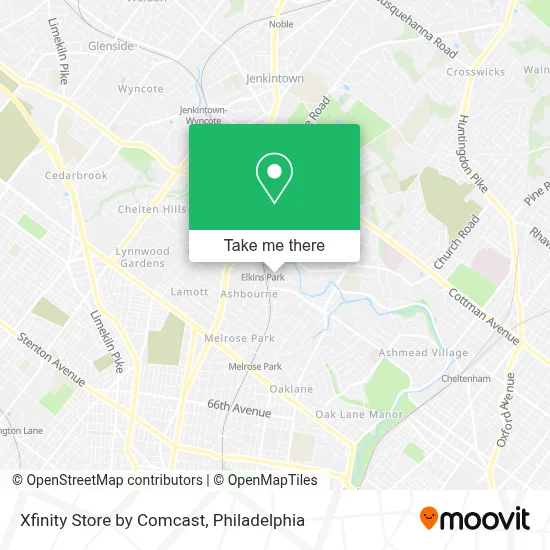 Xfinity Store by Comcast map