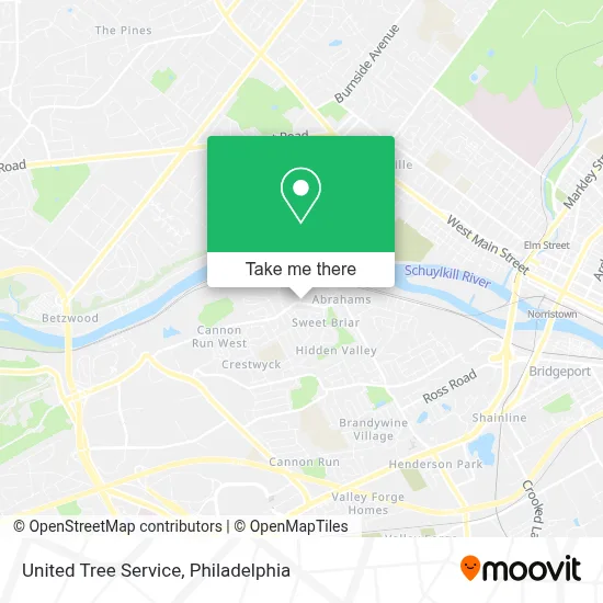 United Tree Service map