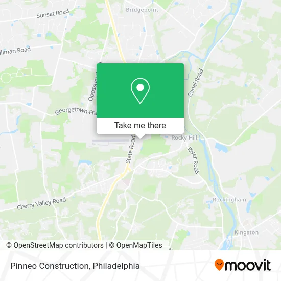 Pinneo Construction map