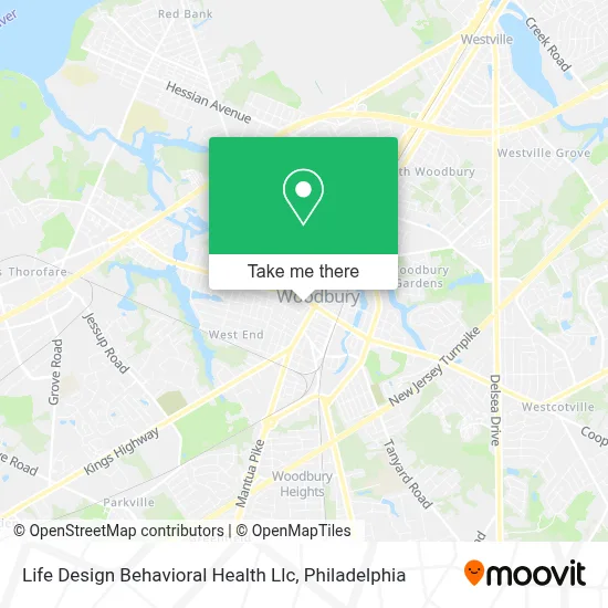 Life Design Behavioral Health Llc map