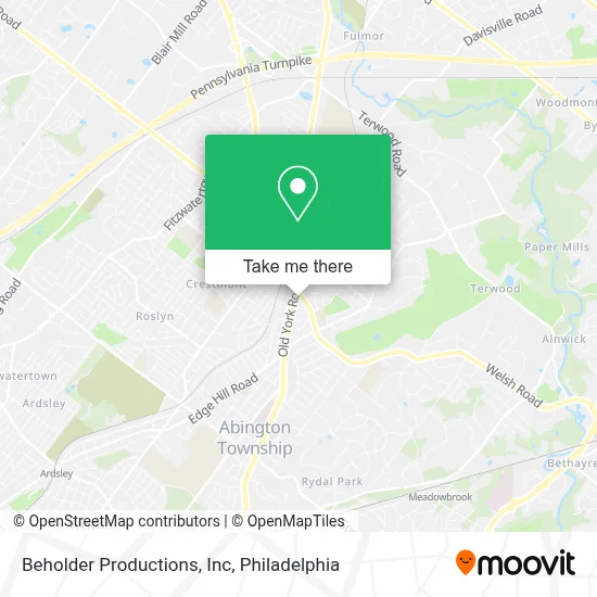 Beholder Productions, Inc map