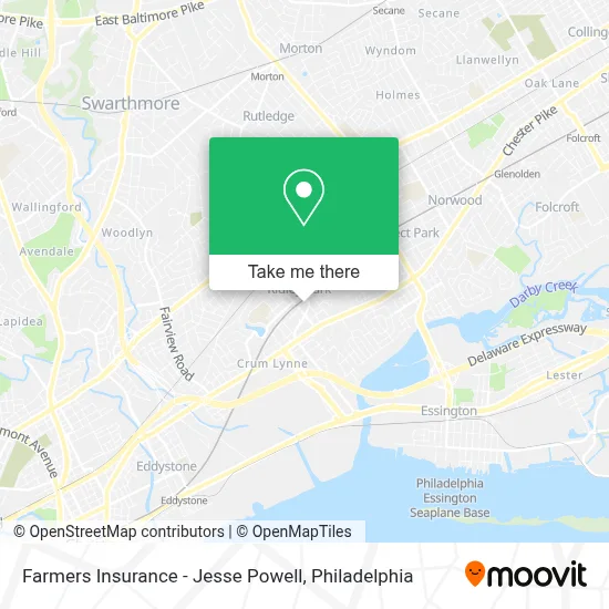 Farmers Insurance - Jesse Powell map