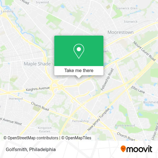 Golfsmith map