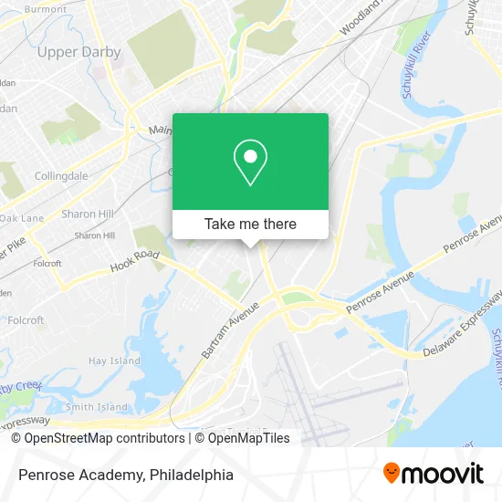Penrose Academy map