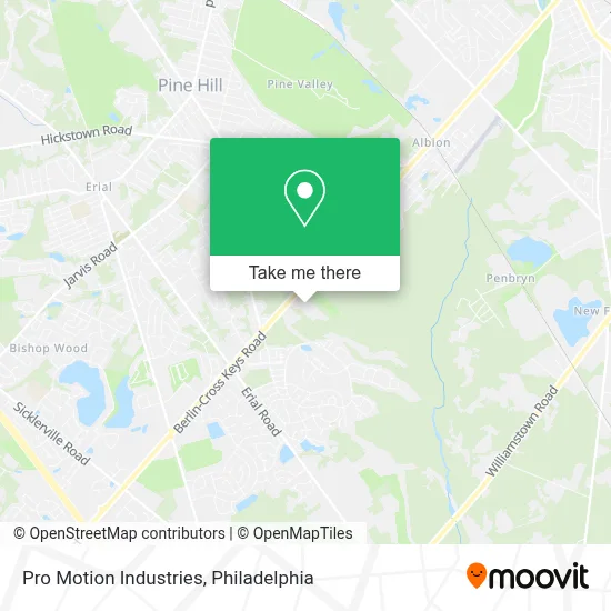 Pro Motion Industries map
