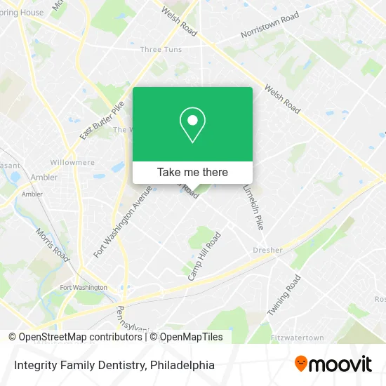 Integrity Family Dentistry map
