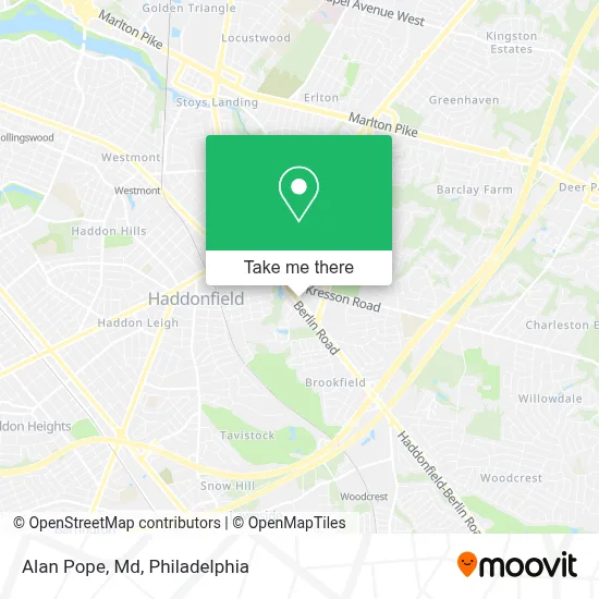 Alan Pope, Md map