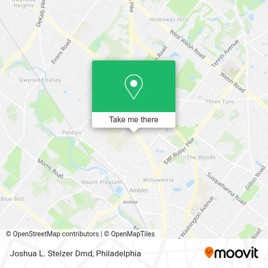 Joshua L. Stelzer Dmd map