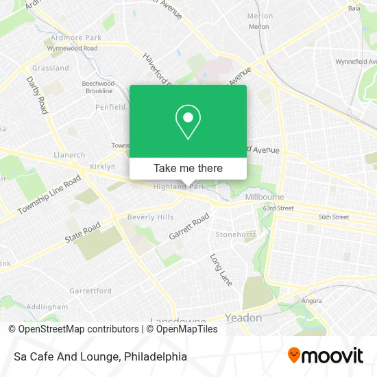 Sa Cafe And Lounge map