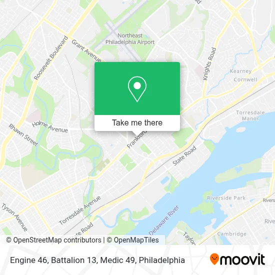 Engine 46, Battalion 13, Medic 49 map