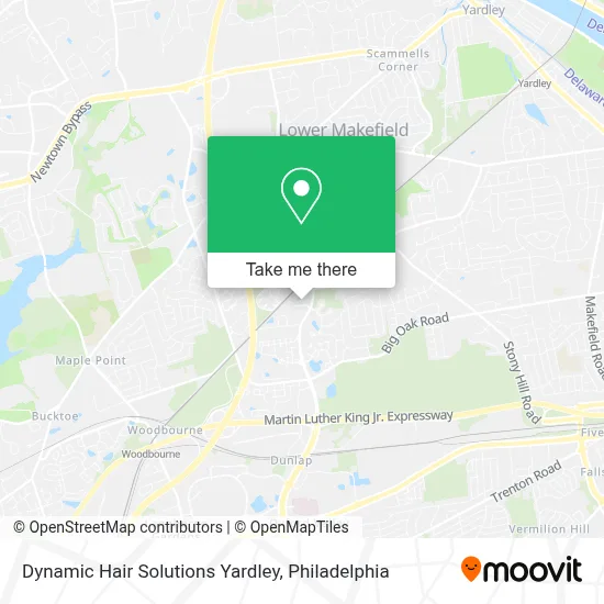 Dynamic Hair Solutions Yardley map
