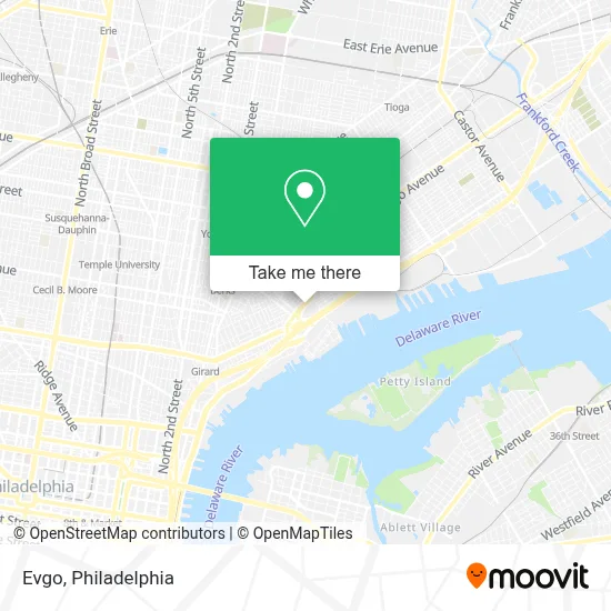 Evgo map