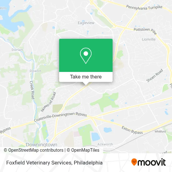 Foxfield Veterinary Services map