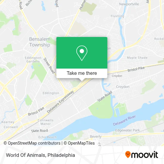 World Of Animals map