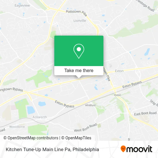 Kitchen Tune-Up Main Line Pa map