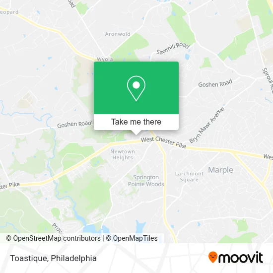 Toastique map