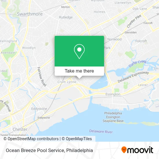Ocean Breeze Pool Service map