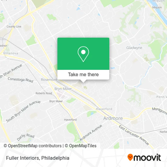 Fuller Interiors map