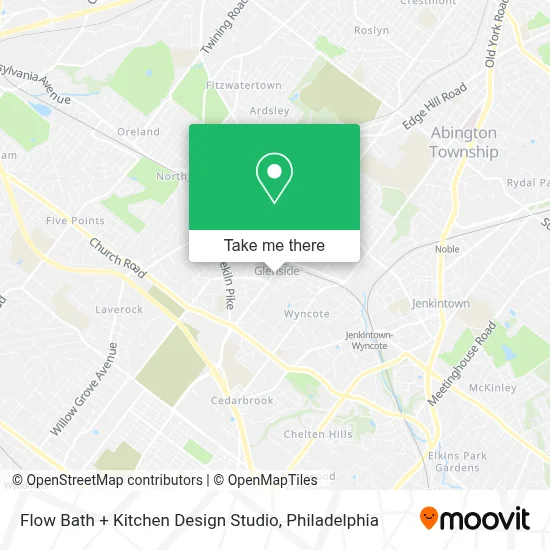 Flow Bath + Kitchen Design Studio map