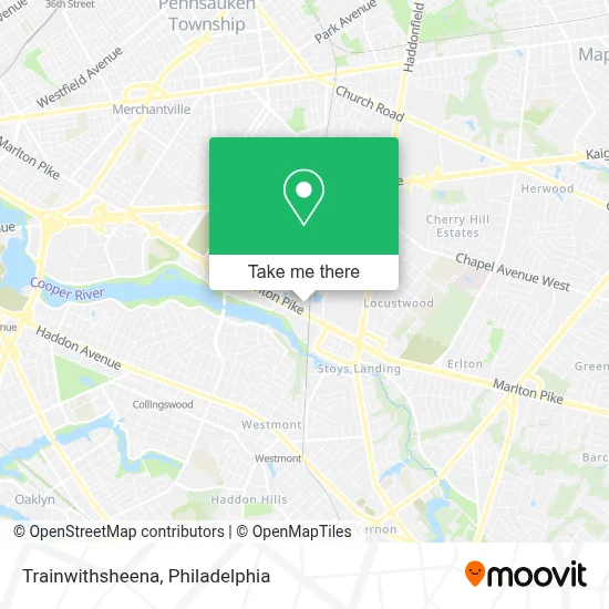 Trainwithsheena map