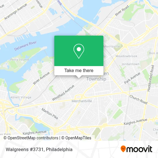 Walgreens #3731 map