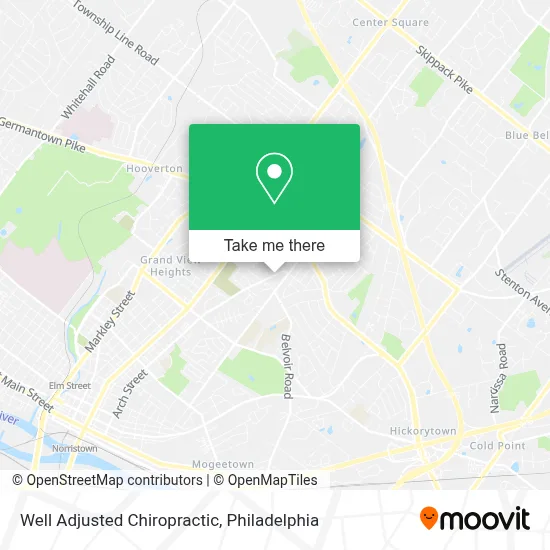 Well Adjusted Chiropractic map