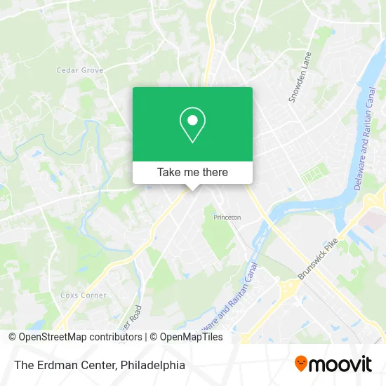 The Erdman Center map