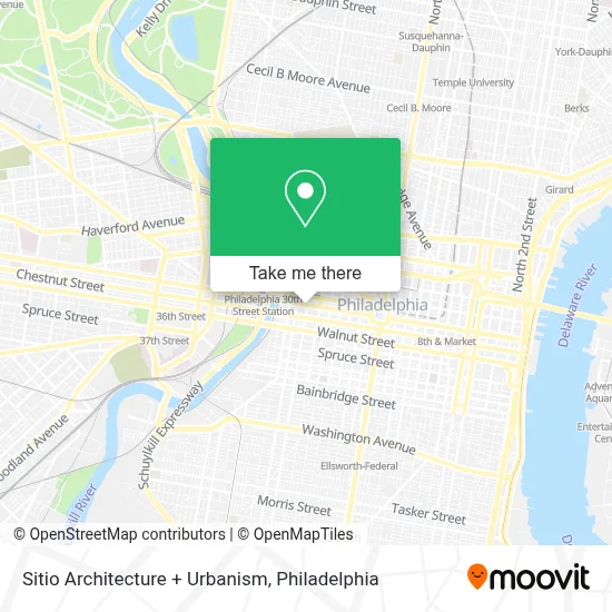 Sitio Architecture + Urbanism map