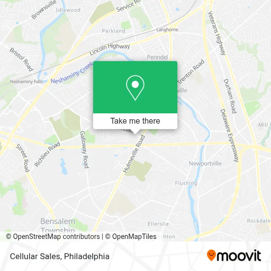 Cellular Sales map