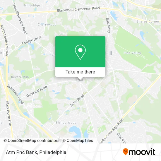 Atm Pnc Bank map