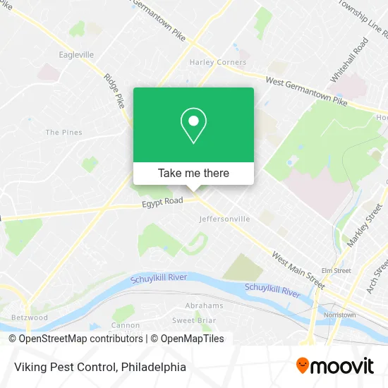 Viking Pest Control map