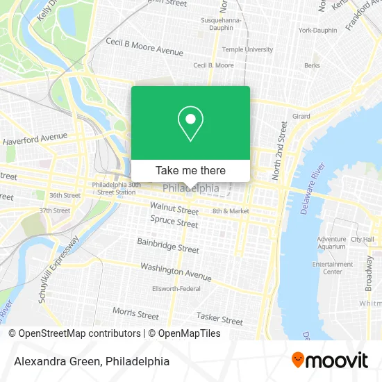 Alexandra Green map