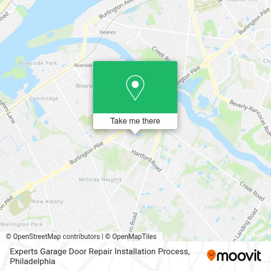 Experts Garage Door Repair Installation Process map