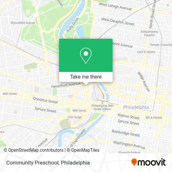 Community Preschool map