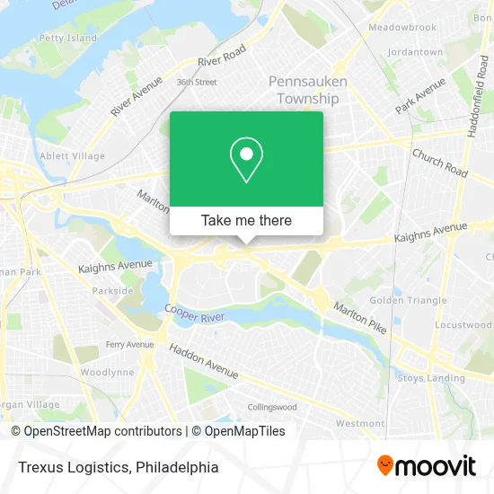Trexus Logistics map
