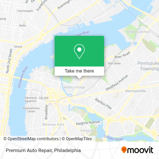 Premium Auto Repair map