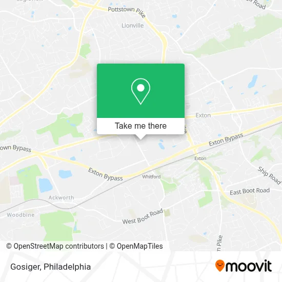 Gosiger map