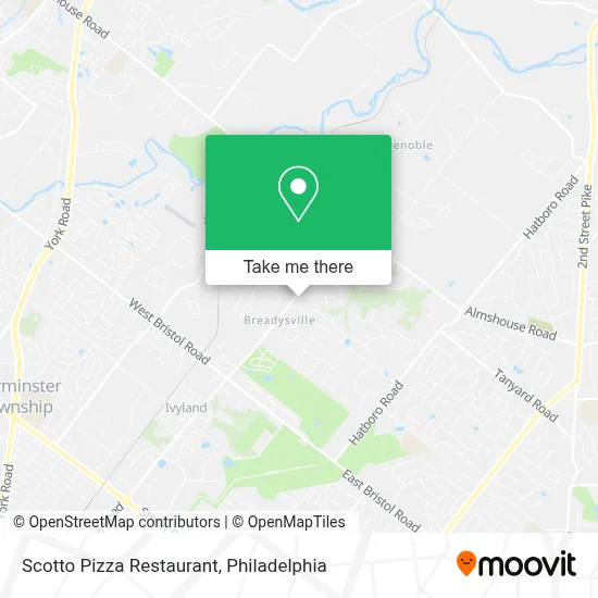 Scotto Pizza Restaurant map