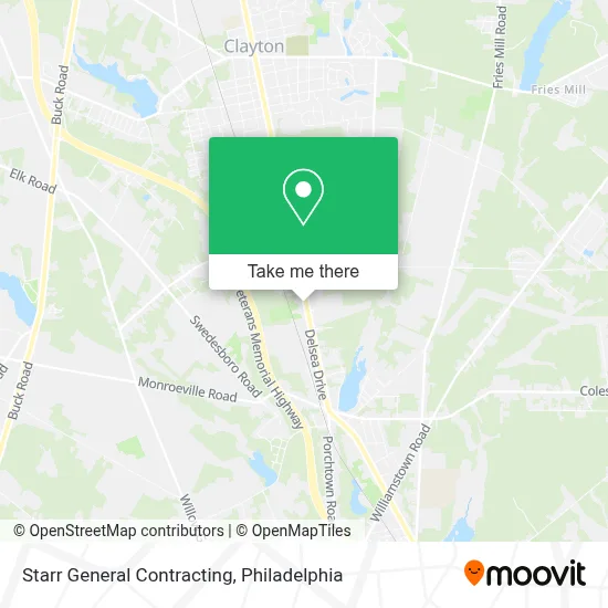Starr General Contracting map