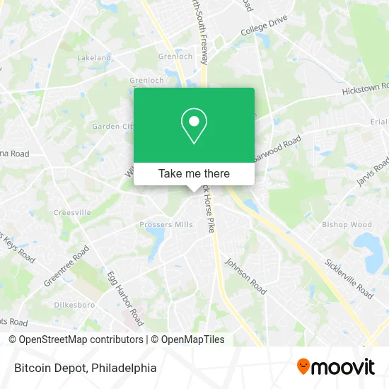 Bitcoin Depot map